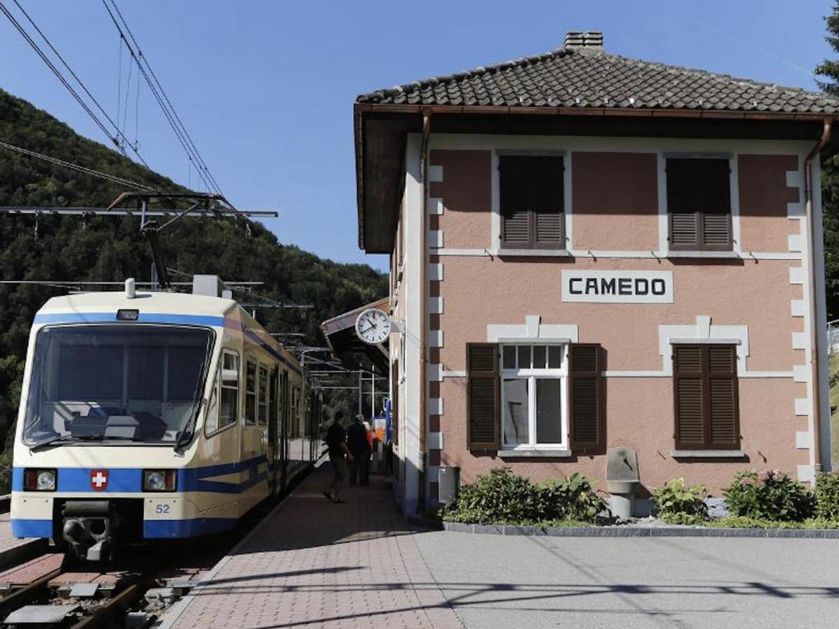 Osteria Gruetli Con Alloggio Borgnone Zewnętrze zdjęcie