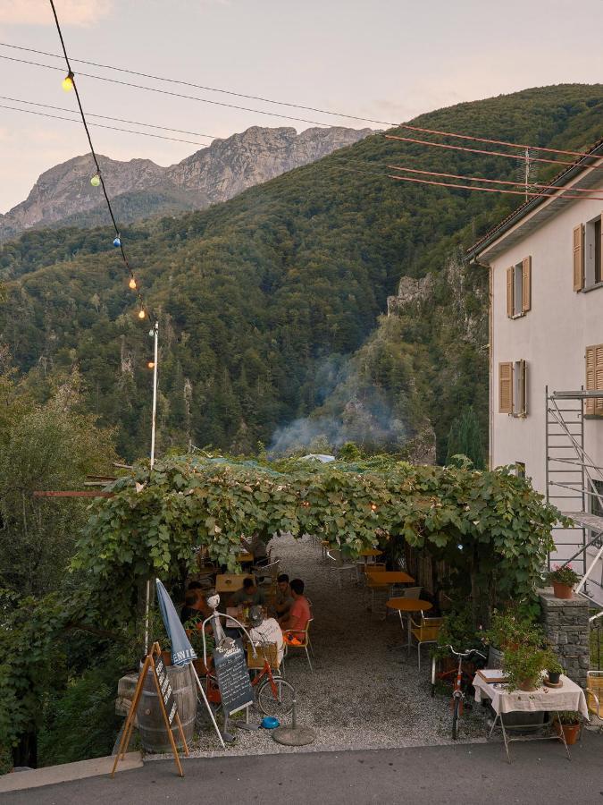 Osteria Gruetli Con Alloggio Borgnone Zewnętrze zdjęcie