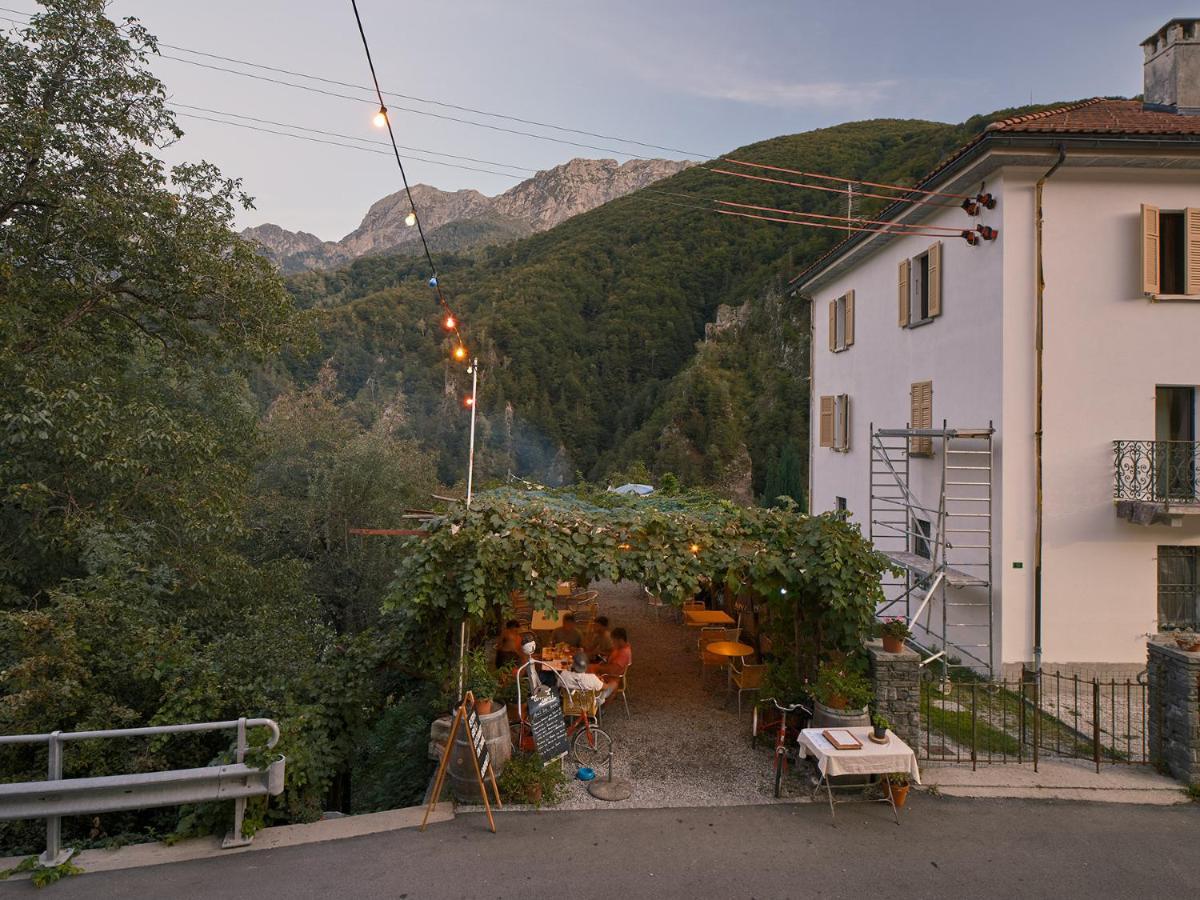 Osteria Gruetli Con Alloggio Borgnone Zewnętrze zdjęcie