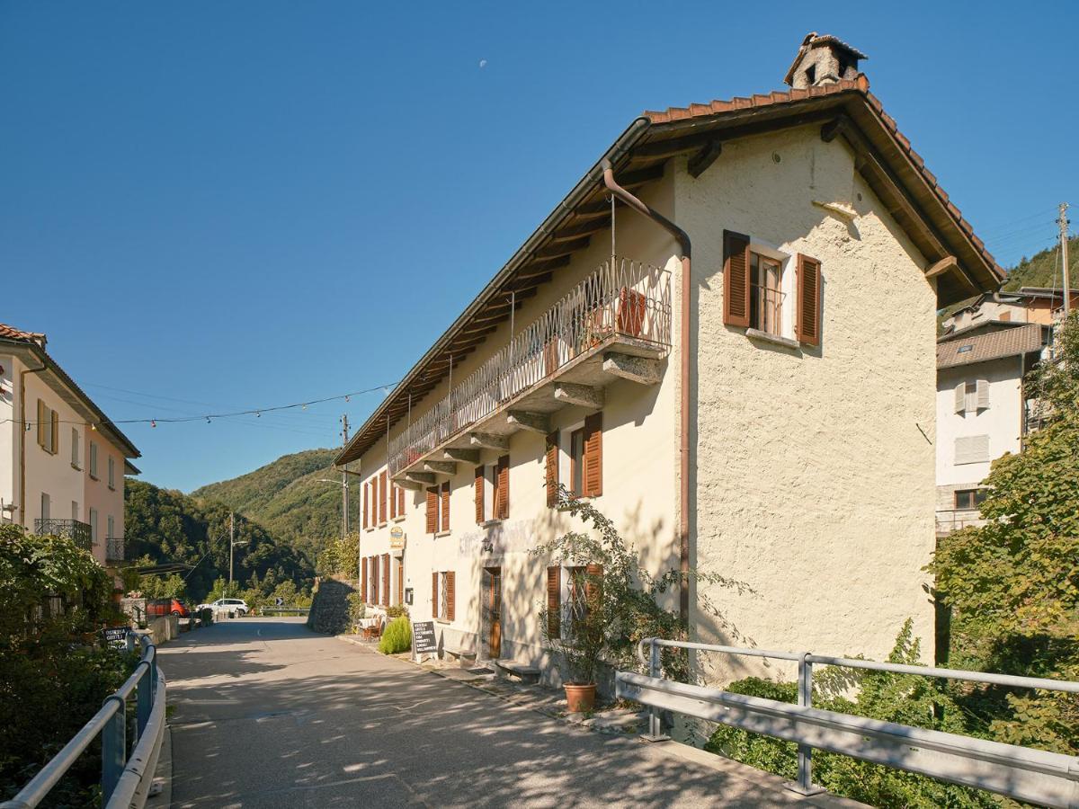 Osteria Gruetli Con Alloggio Borgnone Zewnętrze zdjęcie